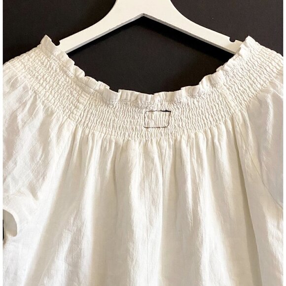 Current/Elliot Madeline' Cold Shoulder Dress, Size 2, White‎ Cotton - Picture 4 of 9